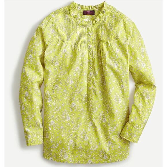 J. Crew Tops - J. Crew Cotton Liberty Summer Blooms print Blouse